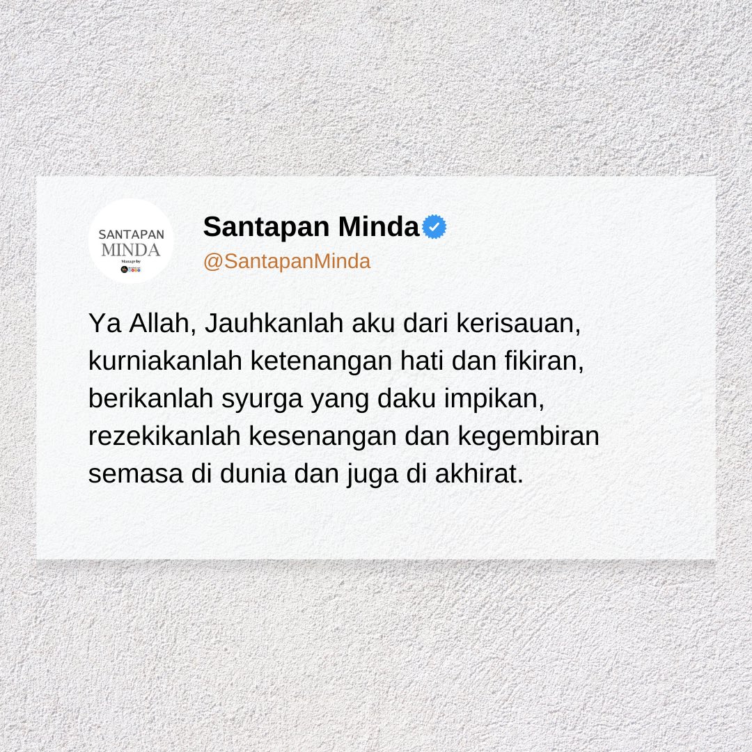 SantapanMinda's tweet photo. Amin Ya Allah https://t.co/XITT9FgPyv