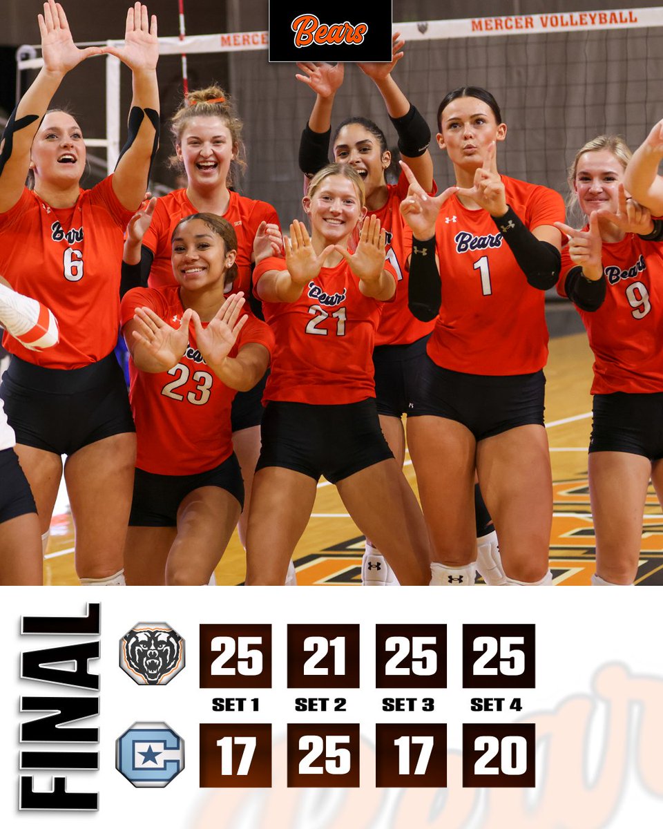 #BEARSWIN

First SoCon win of the season✅

#BearDown | #RoarTogether