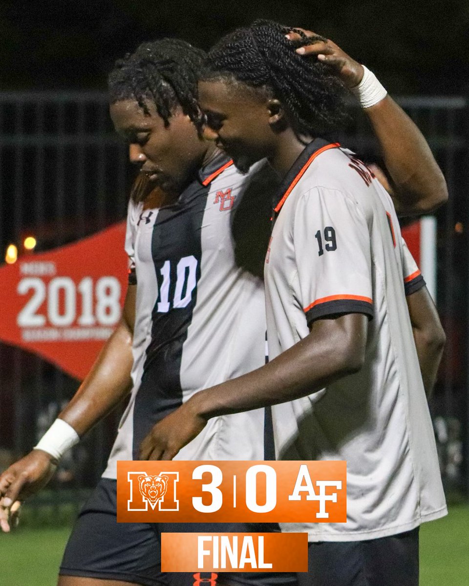 Mercer_MSoccer's tweet photo. Bears win!

Segun Afolabi scores twice, Barzee Blama adds a goal, and Trevor McMullen secures his nation-leading seventh clean sheet of the season to lead the Bears to victory!

We open SoCon play next Saturday, hosting UNCG

#RoarTogether https://t.co/HQgxPxLWT3