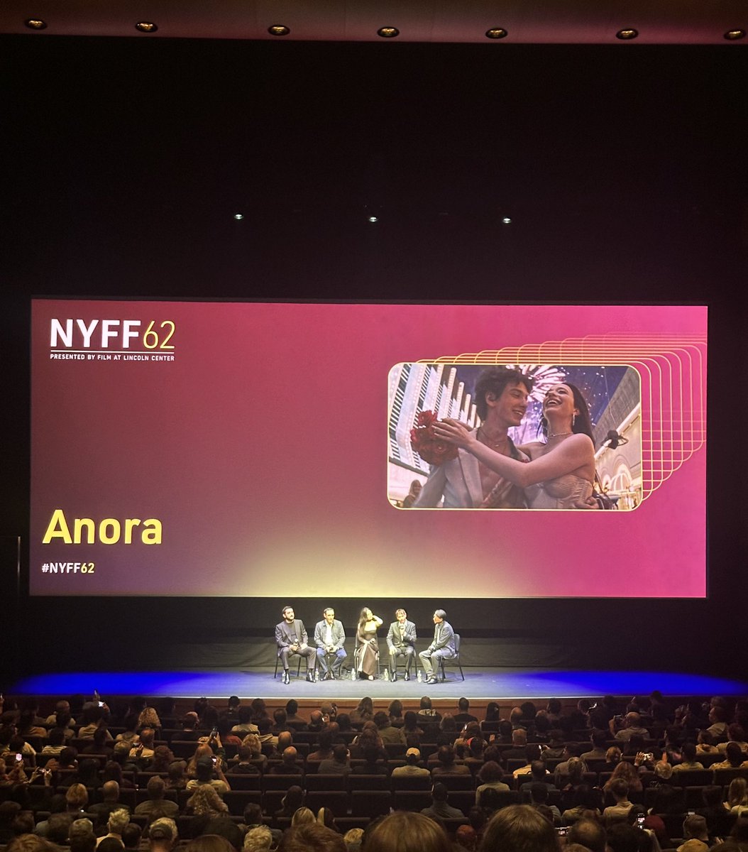 ANORA (Baker, 2024): To just say that this is the funniest movie of the year would not be enough to represent all that is great about it, but it is. Mikey Madison gives an instantly iconic performance. <a href="/TheNYFF/">New York Film Festival</a> #NYFF62