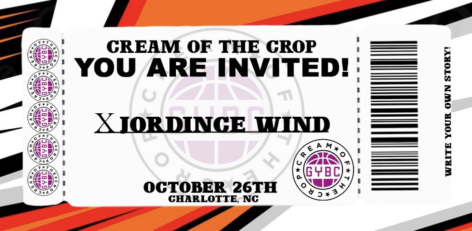 Class of 2031 (Minnesota Stars 3SSB) Jordince Wind has been INVITED to GYBC Cream of the Crop.