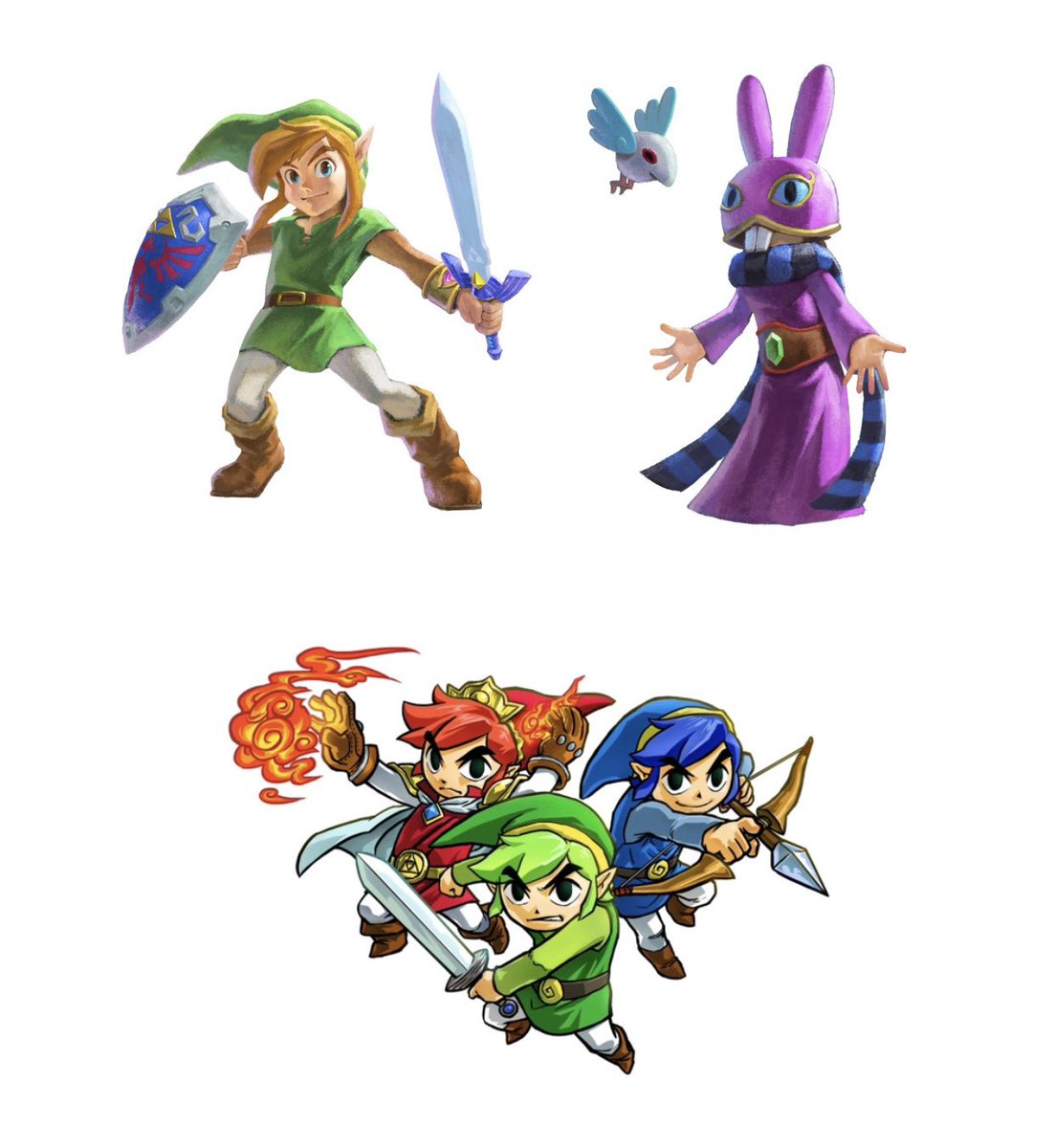 Animanga2020's tweet image. #SaigaMitsuki (voice actress) - #Link &amp;amp; #Ravio. #Anime #Nintendo #TheLegendofZelda #ALinkBetweenWorlds #TriForceHeroes #MitsukiSaiga

#斎賀みつき (声優) - #リンク &amp;amp; #ラヴィオ. #アニメ #任天堂 #ゼルダの伝説 #神々のトライフォース2 #トライフォース３銃士