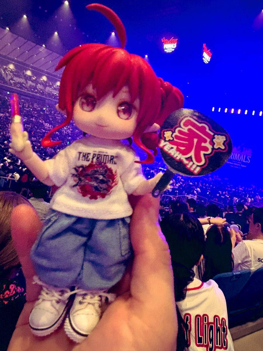 andalicefg's tweet photo. こっちの存在を忘れがちになりますが元気です。最近はおじさんのライブに参加して来ました。どの曲も最高すぎた🎸自機ちゃんをねんどろいどカスタムして作ったので連れて行けて嬉しかったな☺️ https://t.co/LAgc5jmikg