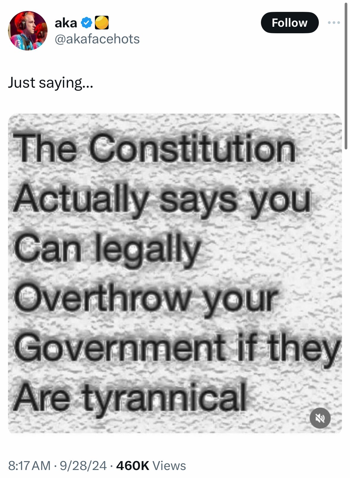 James Surowiecki on X: &ldquo;&ldquo;Just sayingthat the Constitution 