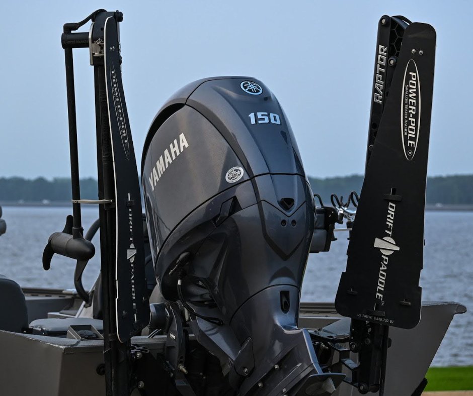 CrappieNow's tweet image. Check out @Power_Pole  Total #BoatControl Drift Paddles! They slow your drift by up to 50%—no more hassle with drift socks. Adjust the paddles to control speed and stay steady in crosswinds. Game-changer for deeper water! 🎣  power-pole.com