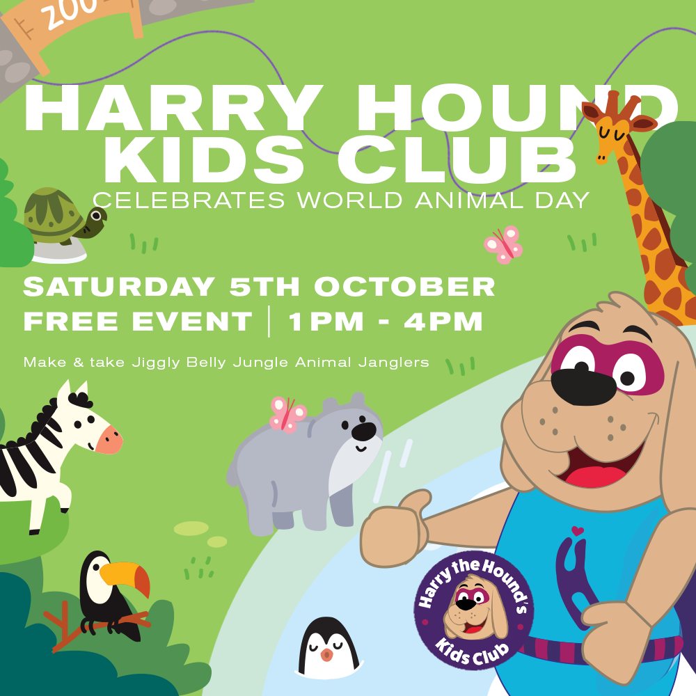 visitfyldecoast (@visitfyldecoast) on Twitter photo 👀 THINGS TO DO WITH THE KIDS
Celebrate World Animal Day <a href="/HoundshillSC/">Houndshill Blackpool</a> with a FREE Harry The Hound's Kids Club Event!
This Saturday, 5 Oct from 1-4PM
👀👉bit.ly/houndshill 👀 THINGS TO DO WITH THE KIDS
Celebrate World Animal Day <a href="/HoundshillSC/">Houndshill Blackpool</a> with a FREE Harry The Hound's Kids Club Event!
This Saturday, 5 Oct from 1-4PM
👀👉bit.ly/houndshill
