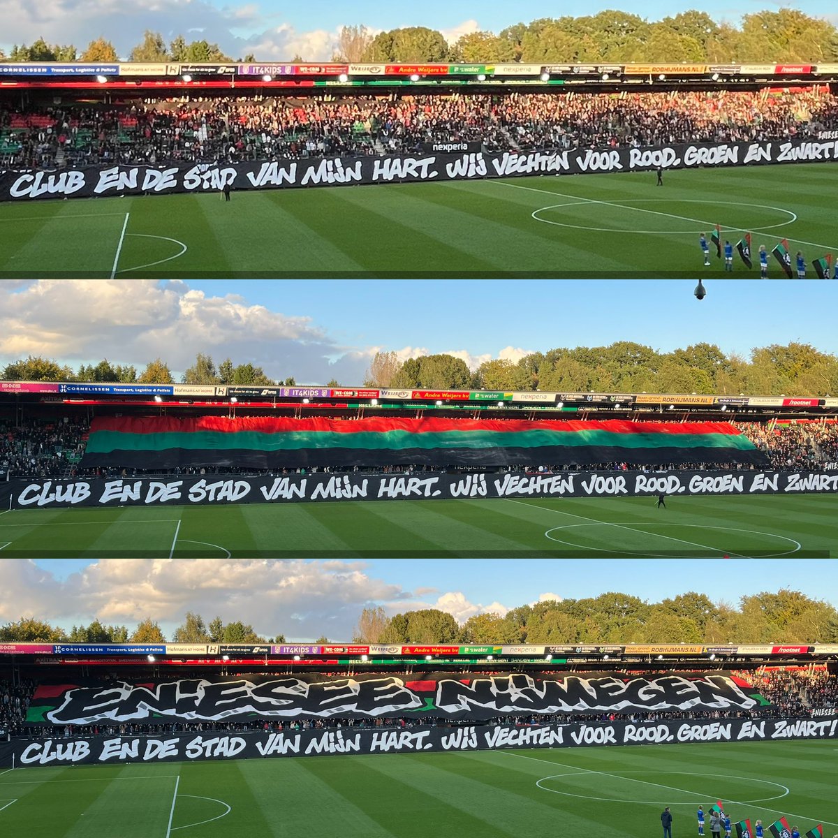 Mijn god, als ons #NEC net zo speelde als wat #LegioNoviomagum wekelijks laat zien dan stonden we strak bovenaan! #kunst ❤️💚🖤