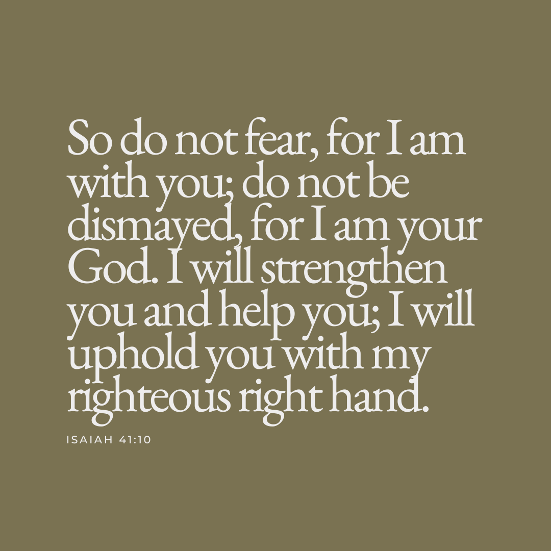 johnortberg's tweet image. This verse is a powerful reminder to the people of Israel of God’s protection and strength. He assures them that He is with them, providing courage and help in every trial. You are never walking through your battles alone—God is right by your side, holding you up!
#bible #votd