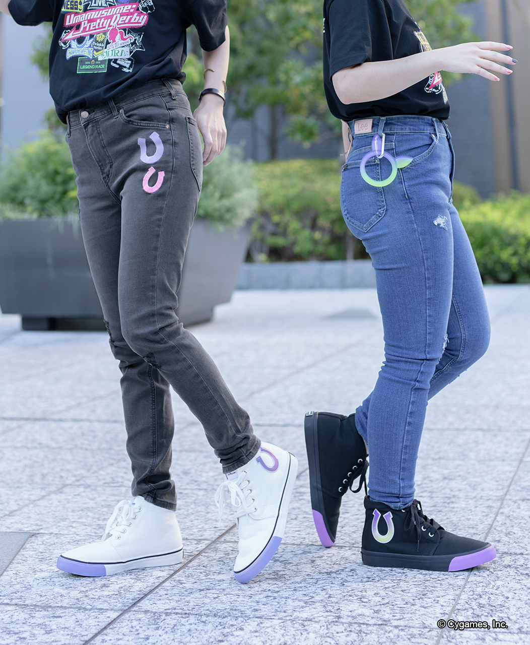 ウマ娘×Lee 公式デニムパンツ（レディース）ブルー　Mサイズ ウマ娘×Lee 公式デニムパンツ（レディース）ブルーMサイズ