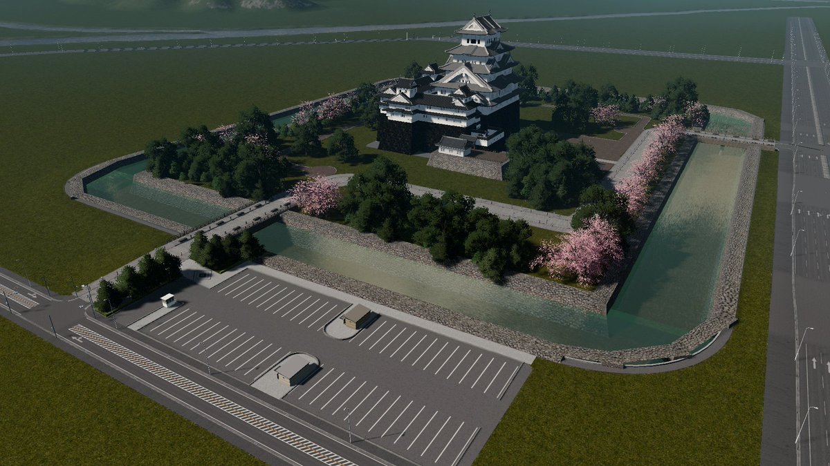 お城作ってる
#CitiesSkylines