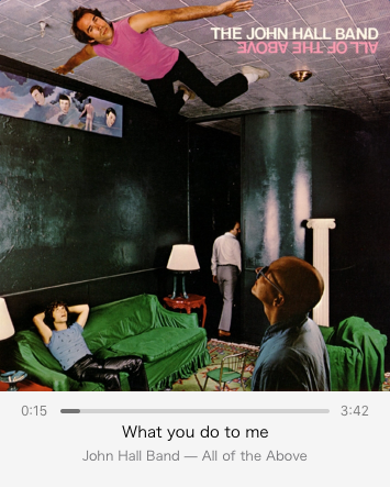 HosonoShotgun's tweet image. #NowPlaying1981 
#JohnHallBand 
#AllOfTheAbove