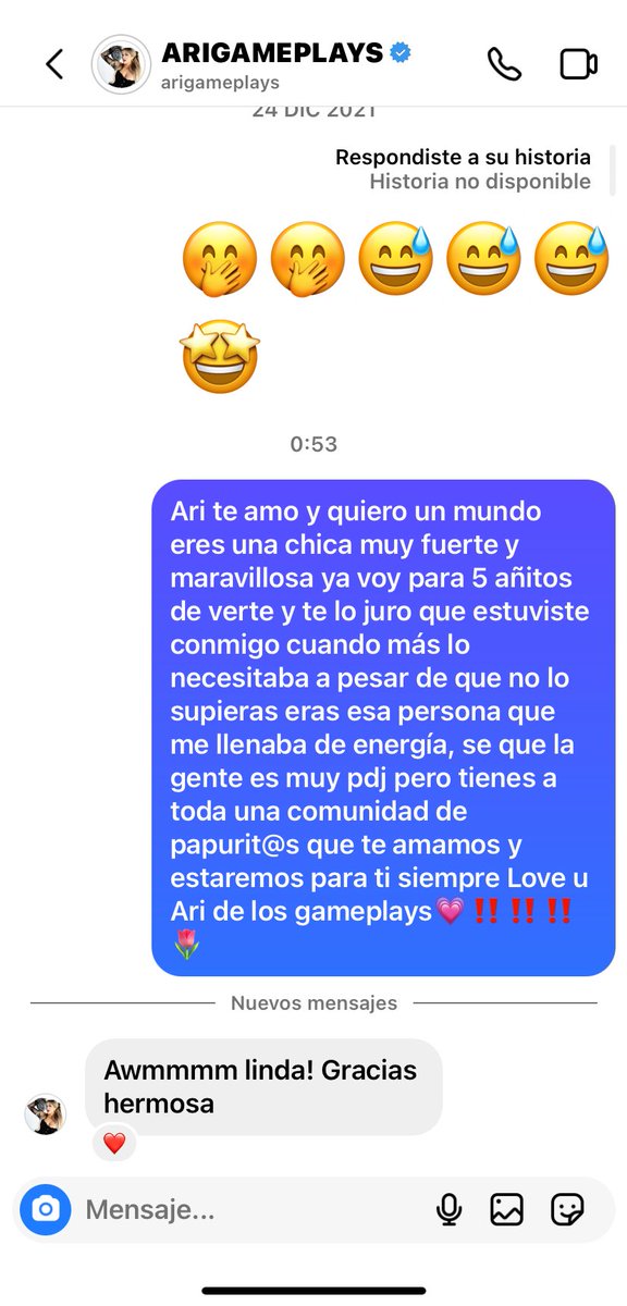 LuiseliV82519's tweet photo. 💗‼️‼️‼️🌷Solo puedo decirte que te amoooooooo no puedo creer que hayas leído mi mensajito pero es verdad te amo y toda tu comunidad #Papurita también 🩷‼️😭🌷 https://t.co/GPqjZRNb9o