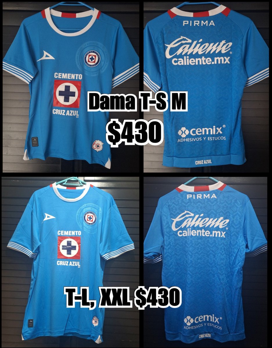 iCharlyLeon's tweet photo. Para celebrar el triunfo de Cruz Azul. Talla y $ en Cada Foto.
Hago envíos a todo el país. #AzulDePorVida #AzulXTi #Regalos #FelizDomingo https://t.co/t8Or8kdaMm
