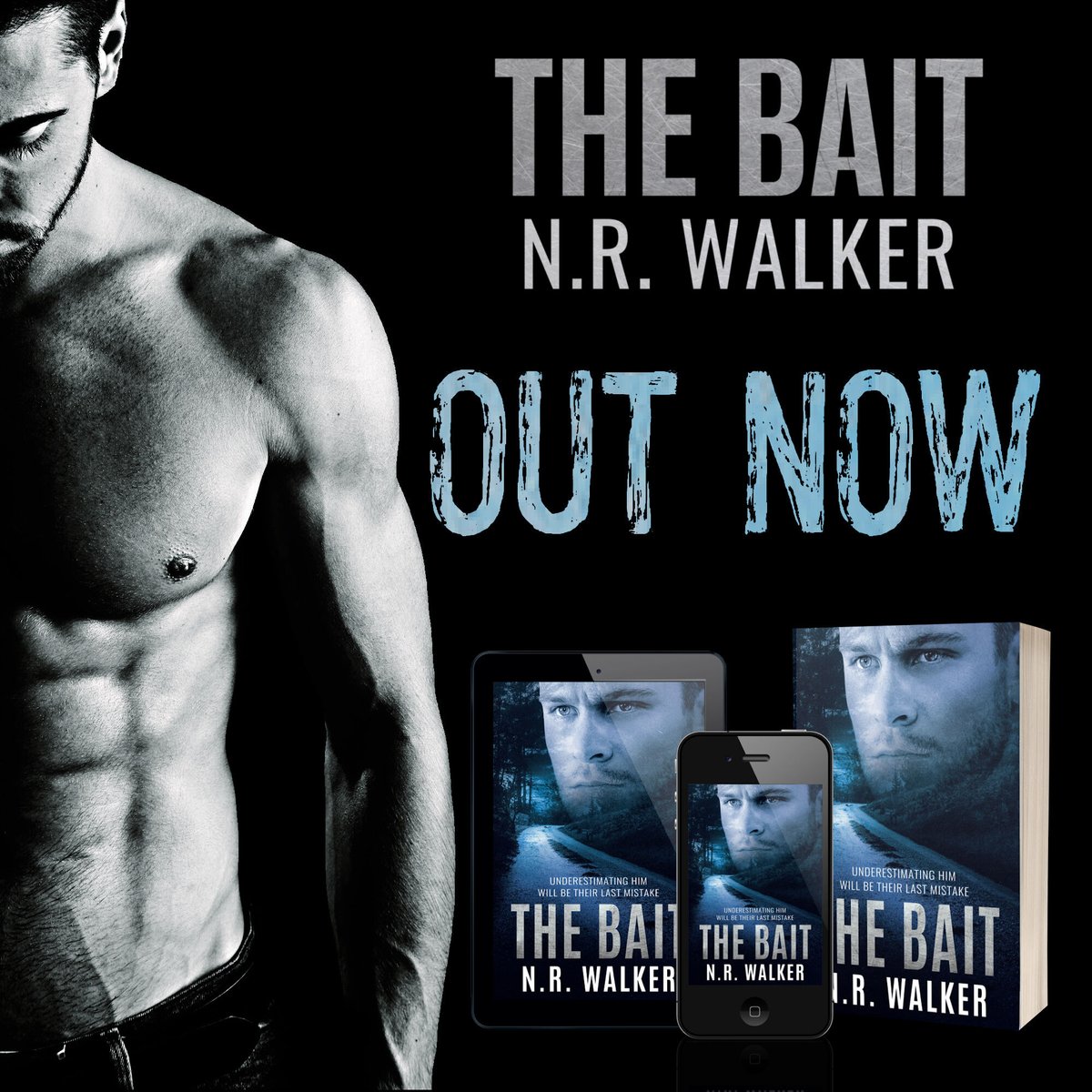 ✨  THE BAIT IS OUT NOW! ✨ 
The world is about to learn who Asher Garin and Harry Harrigan really are.
Romantic suspense, thriller, action. A little bit of torture, treason, and triumph.

mybook.to/thebait