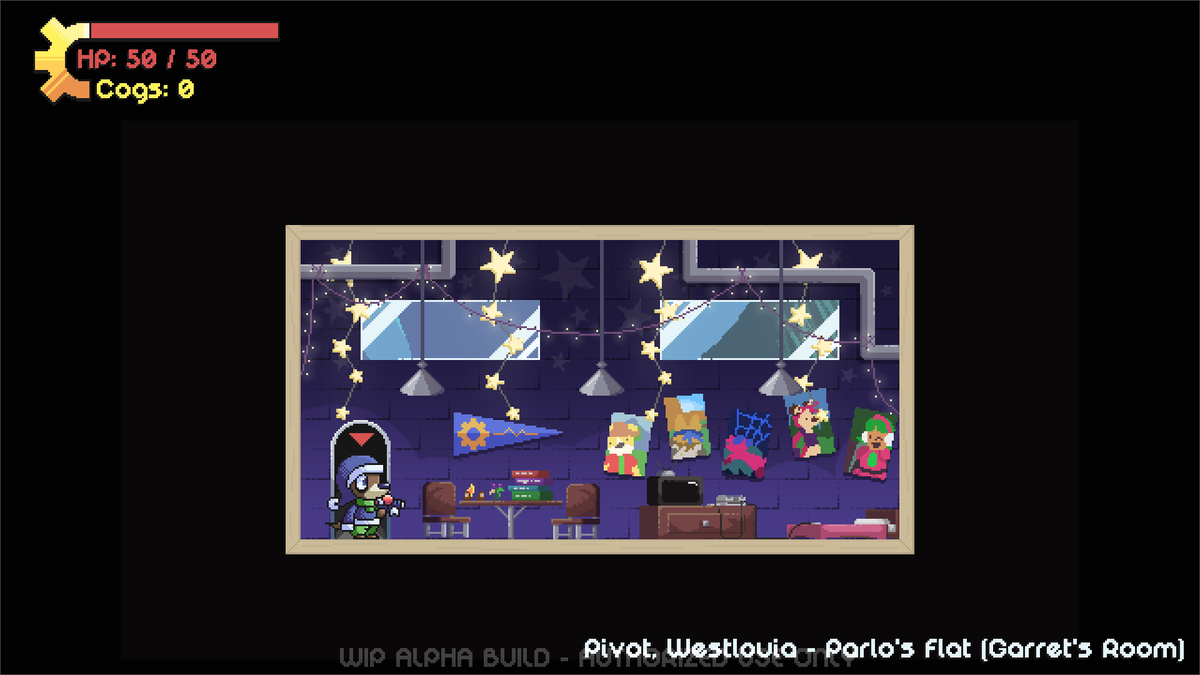 MeanderForth's tweet photo. Last-but-not-least on this little house tour is Garret's room! Some say his decorating is a little childish, but he is a man of refined taste. The glow-in-the-dark stars really complete the look.
Look closely and you might recognize something!
#indiedev #meanderforth #hubworld https://t.co/KaPQKJTIFG