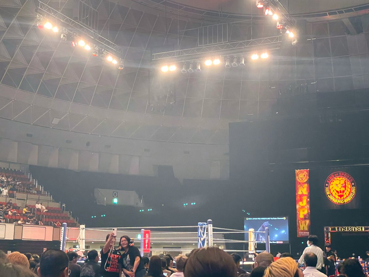 MokuSuke18's tweet photo. 今日は神戸のワールド記念ホールで新日本プロレス #njdest https://t.co/xY6CN8zn7q