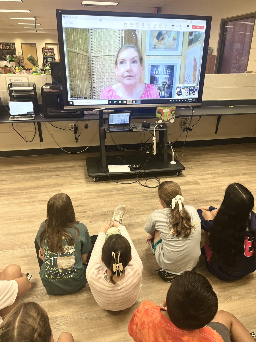 Thank you @mccallhoylebooks for connecting with our book club! My students loved reading Millie!