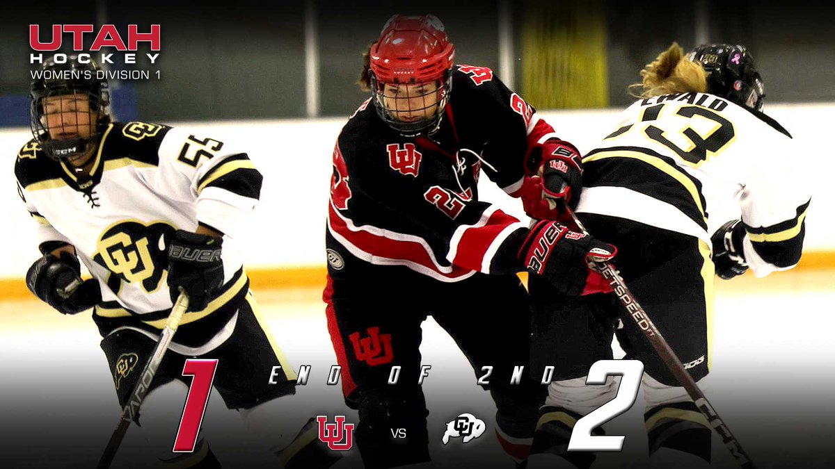 UtahWHockey's tweet photo. Utah W1 closes the gap to 1 after second period. #goutes🏒 https://t.co/RnvR1nZdXq
