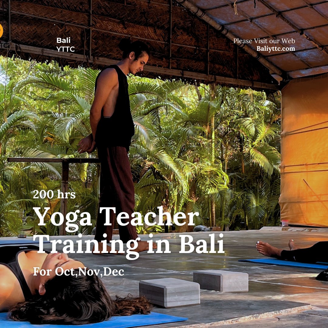Baliyttc's tweet photo. Bali YTTC known as one the Top Vinyasa Yoga Teacher Training School in Bali that offers "Vinyasa flow &amp; Ashtanga"  for the Beginner, Intermediate level Student.

Yoga Teacher Training Courses we offer in Bali:

https://t.co/4IXJj4Y3sj
#yoga #bali #yogateachertraining #ytt https://t.co/N5XecMB0yP