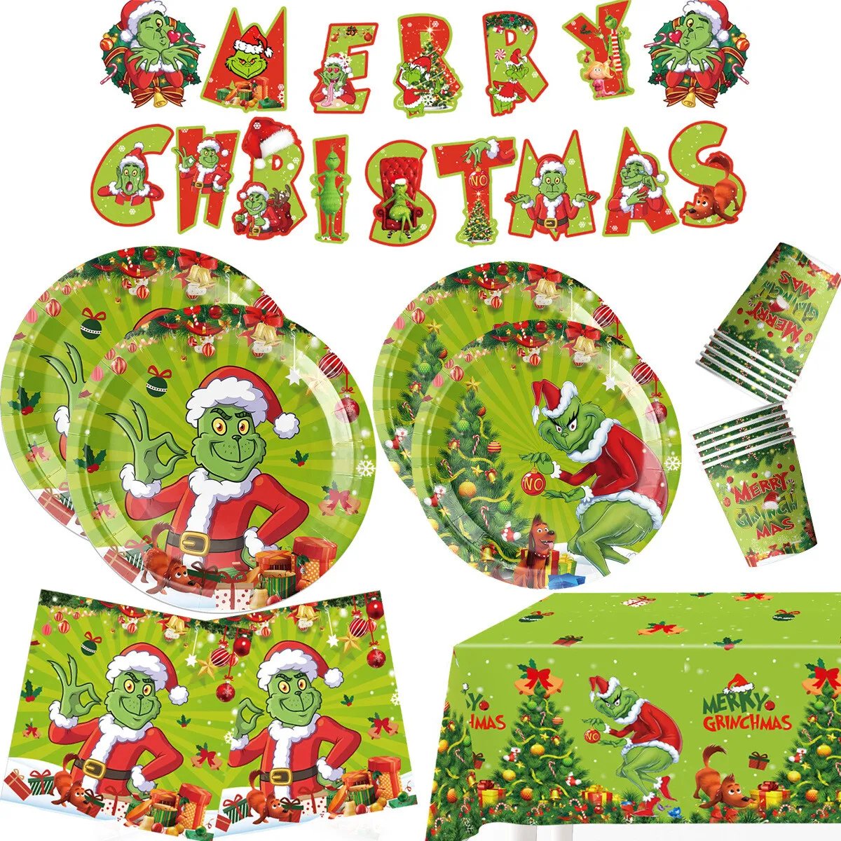 CrazySalesAus's tweet image. 67 PCS Grinch Christmas Dinnerware Set Includes Paper Plates Napkins Cups Ideal for Christmas Party Supplies Now: $14.99
crazysal.es/4ec0T1O
#grinch #christmas #dinnerware #paperplates #napkins #cups #xmas