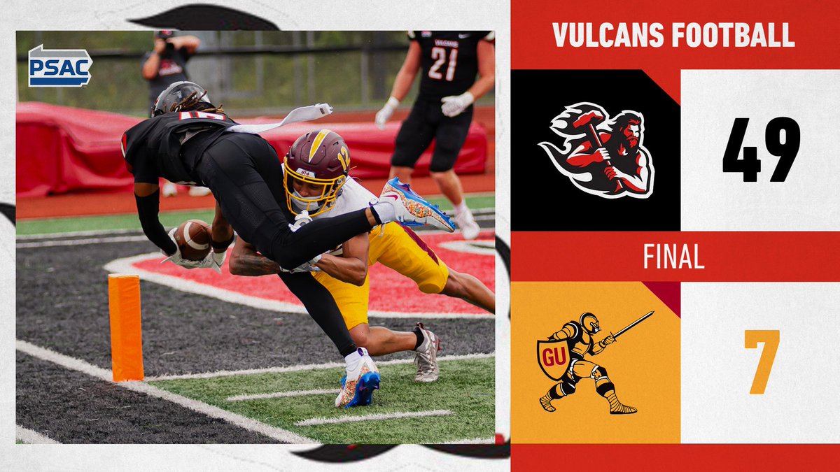 FB: California cruises past California in opening week of PSAC West play

Black 297 pass yds, 4 TD (50 rush yds)
Johnson 6 rec, 103 yds, TD
Willis 7 rec, 87 yds, TD
Hopkins 3 rec, 45 yds, TD
Taylor 6 tkls, 1.0 TFL, FF
Hopple 8-yd INT return for TD

NEXT: Saturday at Clarion, 2PM