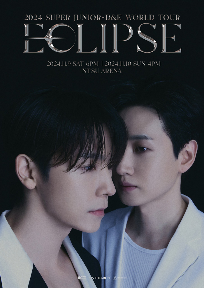 ESJAPAN's tweet photo. SUPER JUNIOR-D&amp;E 台湾 台北公演🇹🇼
2024 SUPER JUNIOR-D&amp;E WORLD TOUR : ECLIPSE in TAIPEI

公演日：11月9日、10日
会場：NTSU ARENA

発売日：10月5日

ご予約受付を開始しました✨
ウェブサイトからお問い合わせください。
ご注文お待ちしております😊

#DONGHAE #EUNHYUK
#ECLIPSE https://t.co/Xj3aCDbQvG