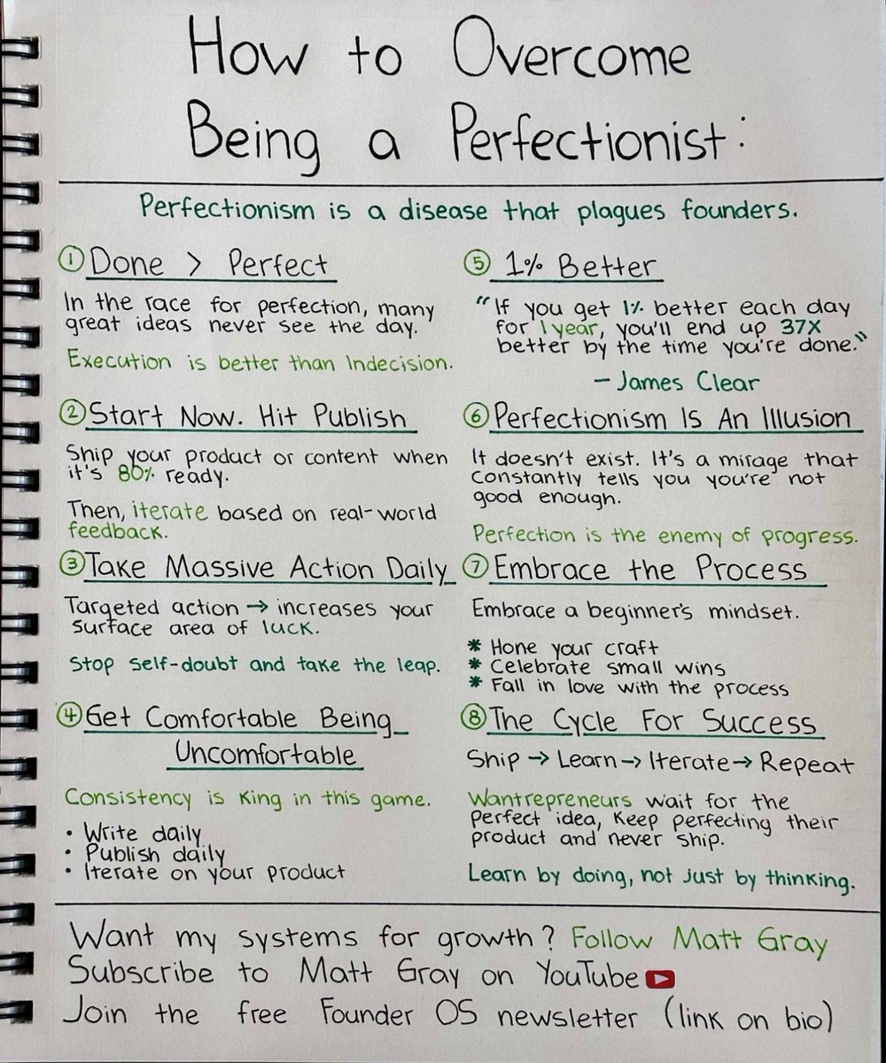 The cost of perfectionism is the life you could’ve lived. 

How to get over perfectionism (and not overthink everything):