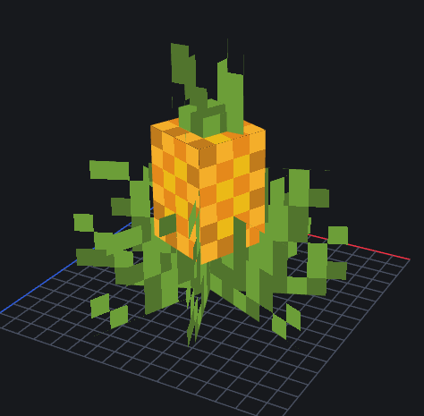 I've been working on my mod The Sweet Berry Upgrade. In the next update, there will be a pineapple that grows similarly  to the sweet berry bush. #minecraft #moddedminecraft
