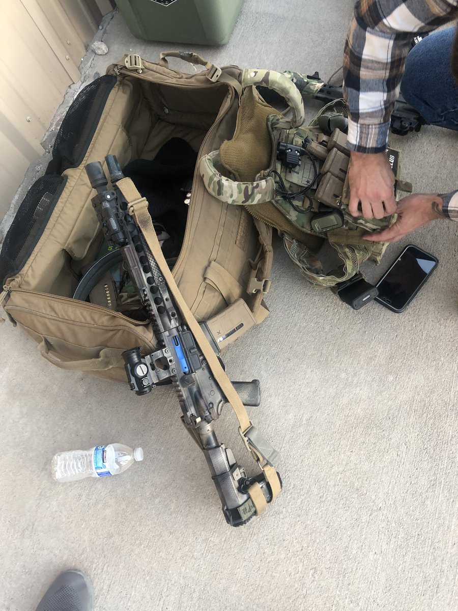 APFnonprofit's tweet photo. @137arrows @Checkmate_group Airsoft is great but it’s always best to train with your own equipment, so we run blue bolts and sim rounds. https://t.co/Eh4uCl0WFo