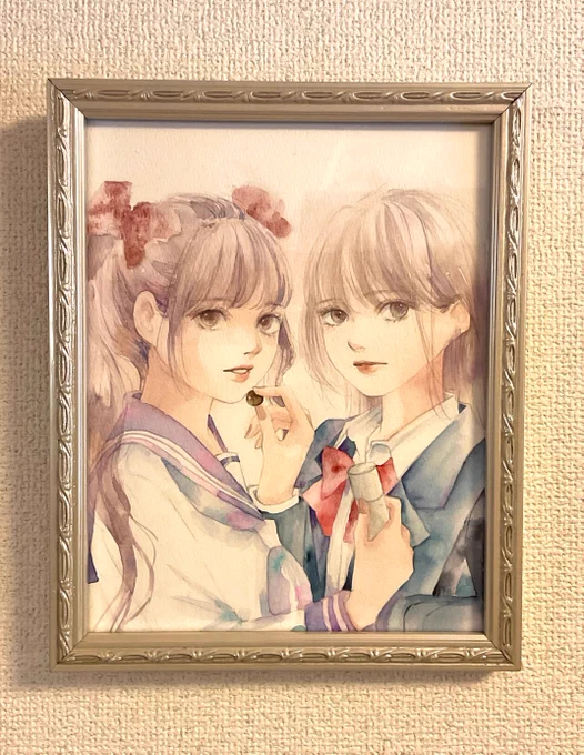 ミルクチョコボール230×2802024年制作 #透明水彩 
