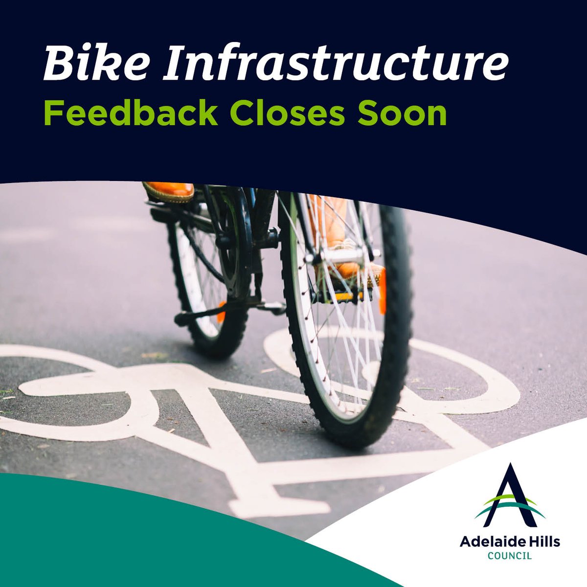 Feedback closes this Wednesday! Help shape the future of bike travel in the Hills 🚴‍♀️Got ideas or challenges when it comes to biking around the district?

🌐 Give feedback 👉 ow.ly/UuXq50Tf452
🗓️ By 2pm, Wednesday, 2 October