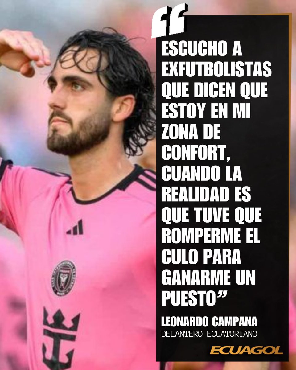 ROMPIÓ EL SILENCIO 🤫 😡🫵🏻 || Leonardo Campana 🇪🇨⚽️🔔 le responde a Franklin Salas 

“Por ahí escucho a muchos exfutbolistas en entrevistas que dicen que estoy en mi zona de confort, que estoy muy cómodo, cuando la realidad es que he tenido que romperme el culo para ganarme un