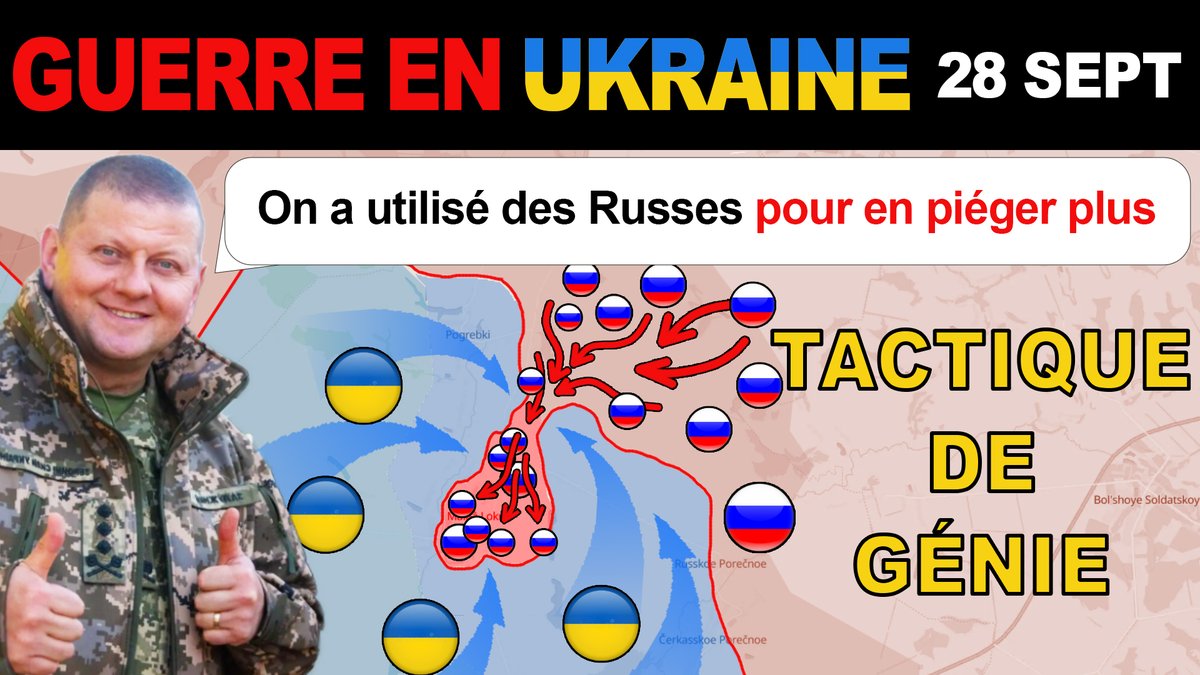 🇫🇷 Jour 947 en #Ukraine 🇺🇦
#Koursk : dans le village de #Kremyanoe, à l'est de #Korenevo, les forces ukrainiennes ont méthodiquement encerclé la zone, coupant les principales voies d'approvisionnement.
🎬 youtu.be/4o4Aw-7c-zM