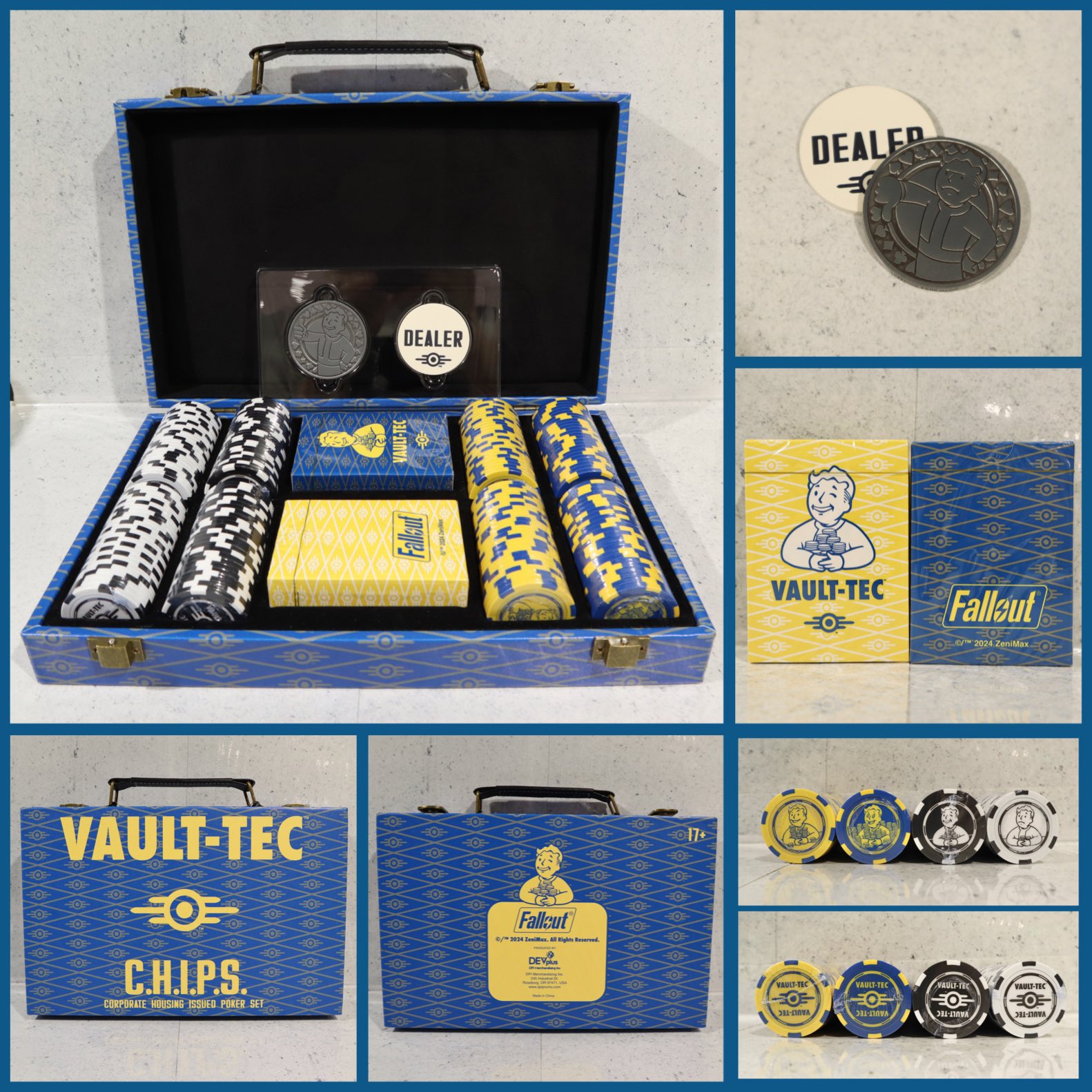 Fallout Vault-Tec C.H.I.P.S. ポーカーセット チップ Fallout Vault-Tec C.H.I.P.S. Poker Set – Official Bethesda