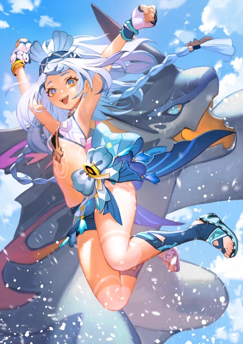 ※@ tata_takayamaさん、素敵な作品ありがとな!#原神 #Genshin #ムアラニ 