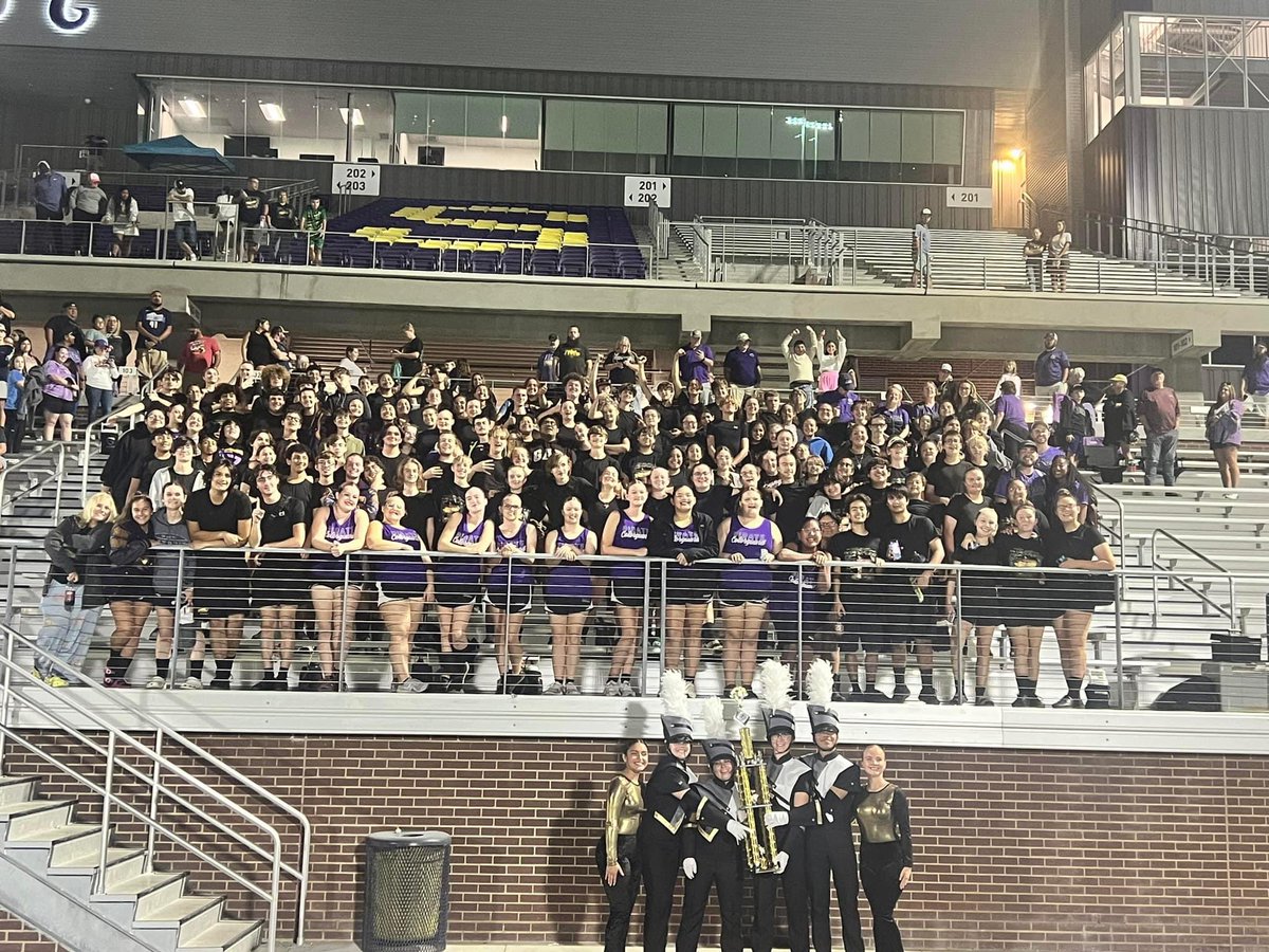 🎉Congratulations to the Pride of Granbury for winning 1st place at the Wildcat Marching Festival! We are incredibly proud of your hard work and dedication. Together, you all are proving that great things can be achieved with teamwork and passion. 

Keep up the amazing work!💜💛