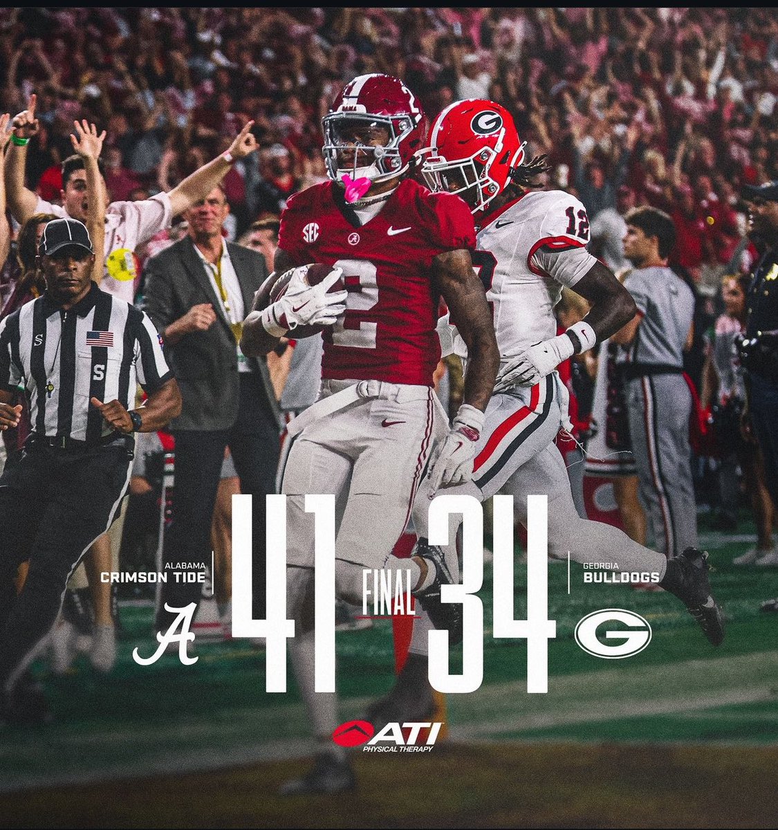 What a game #RollTide