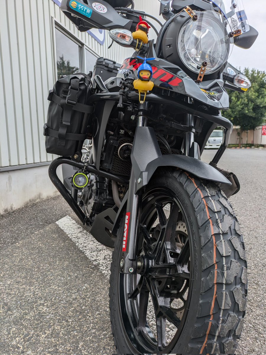 UrbanCowboyDL25's tweet photo. #sstr #v_strom 
いよいよ来週末に迫ったSSTRに向けて、点検&amp;整備をしてきました🤠👍

10/5（日）　ゼッケン4868（シワ老婆🧓）駿河健康ランド（たぶん…😅）より千里浜目指します🤠👍
道中、千里浜でお会いしましたらよろしくお願いします🤠🖐️ https://t.co/p3L8da3a49