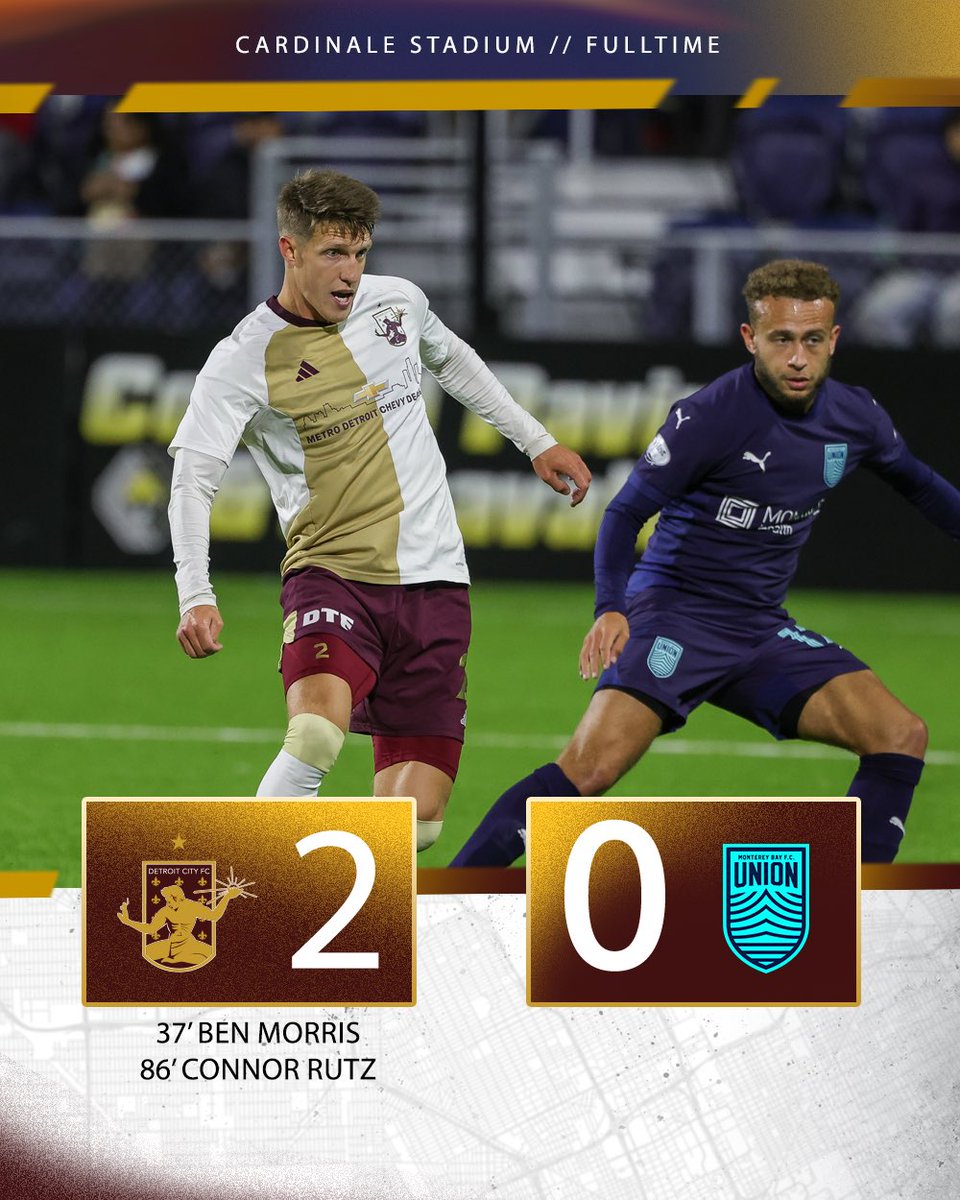 Coming home from Monterey Bay with all three points! ⚜️📈

#MBvDET | #DCTID