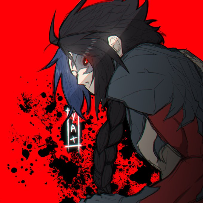 the animalistic tearing of flesh with its innards spattering along the uneven ground. 
a bloodthirsty craving-growl escaping before his gaze met yours .

do you think you saw humanity at it's worst before you had seen this and possibly met your end? .. 
or was he just hungry? 😇