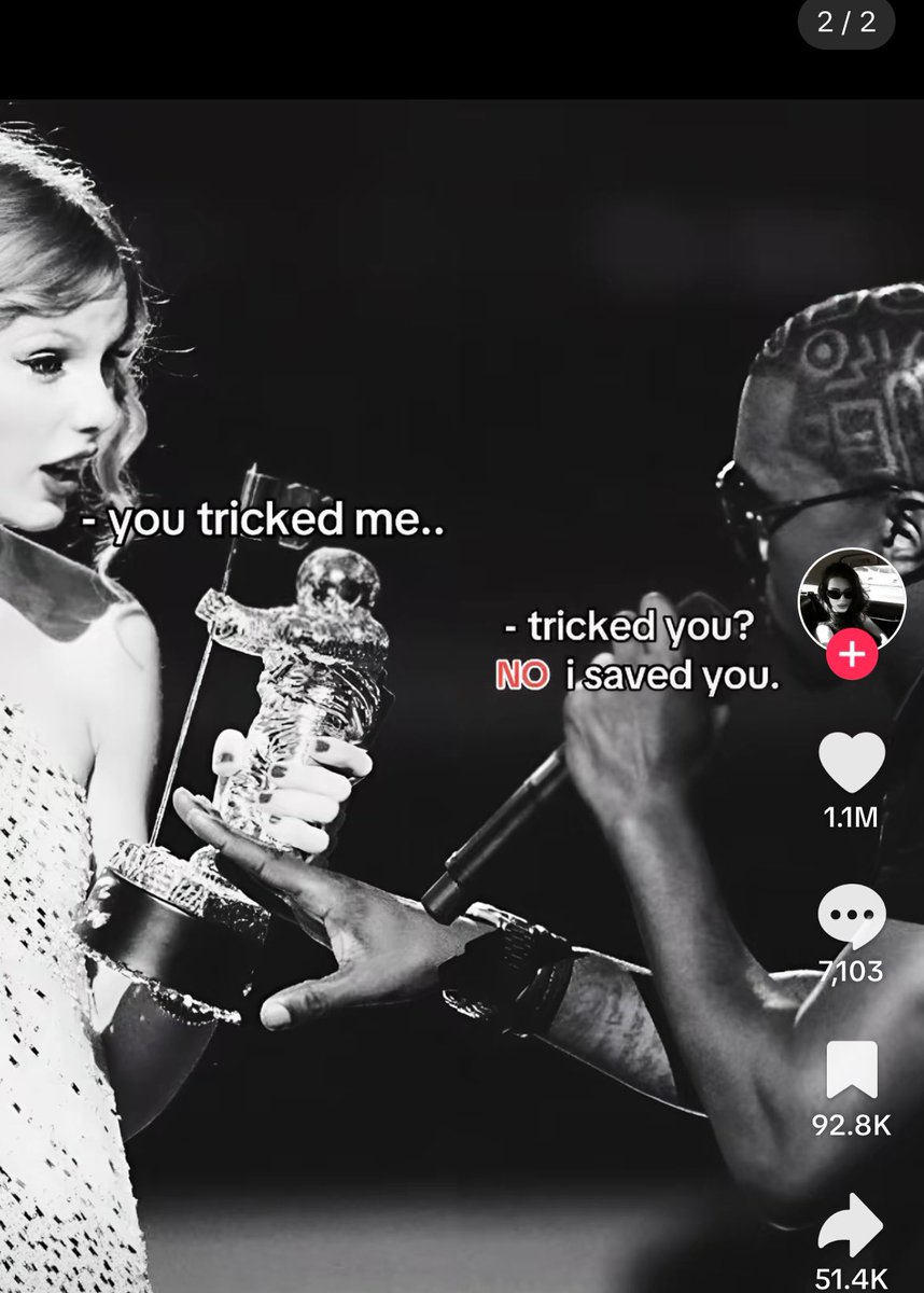 I HATE TIKTOK, Kanye is a narcissistic rude bitch who interrupted a teenage girl winning an award he didn’t “save” her from anything