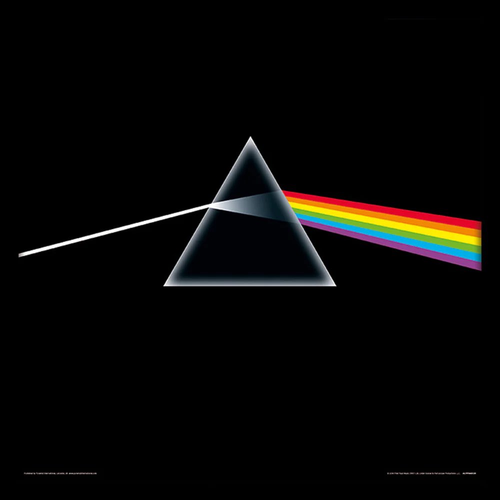 Pink Floyd 「The Dark Side of the Moon」を囲碁アートにしました。
200路盤
黒から囲碁して引き分け（無勝負）となります。

ぜひ盤に並べて遊んでみてください🌚🌝