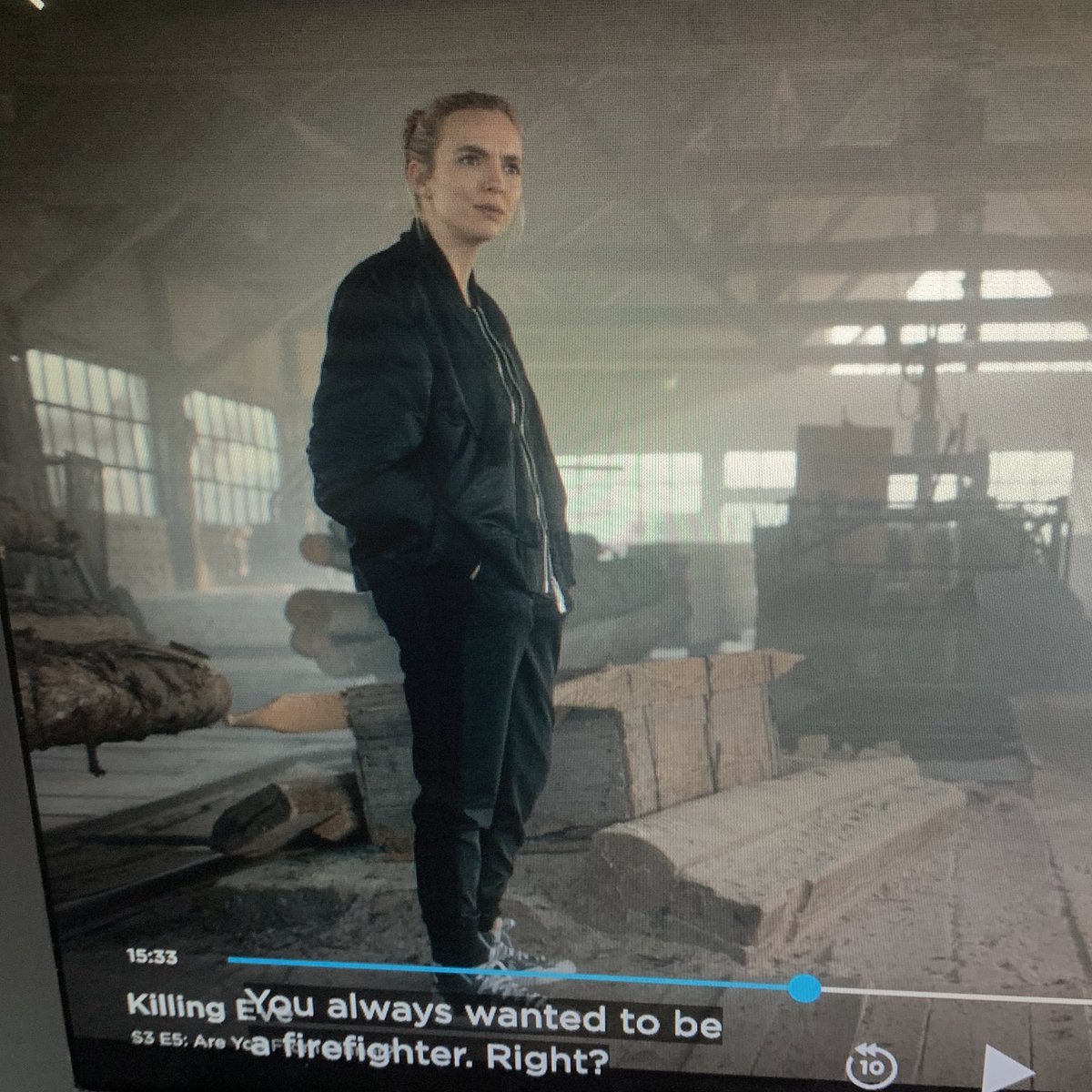 deckersliqht's tweet photo. villanelle just looking so casually gay here is my roman empire https://t.co/FdvRdoJZUc