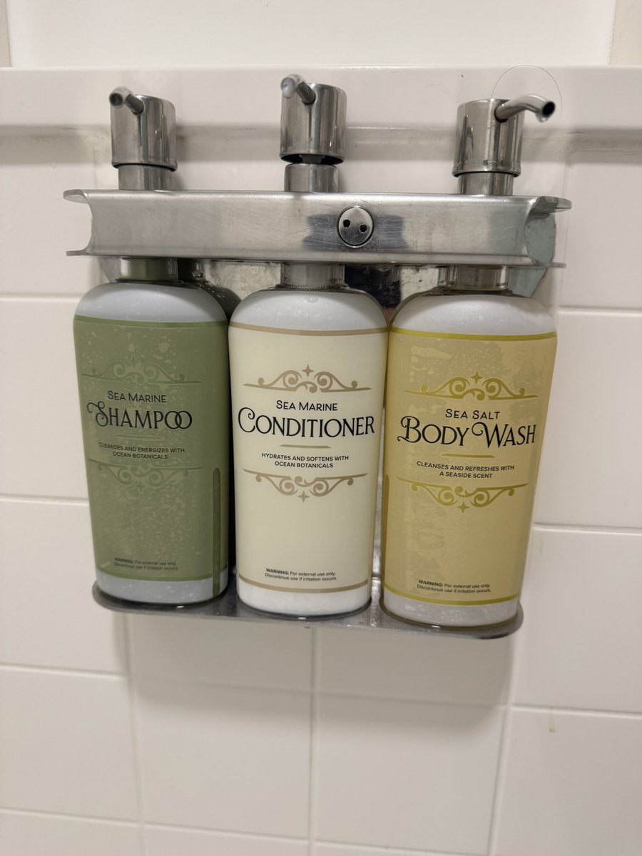 New shower bottles installed today in our room at Pop Century. 
#DisneyWorld