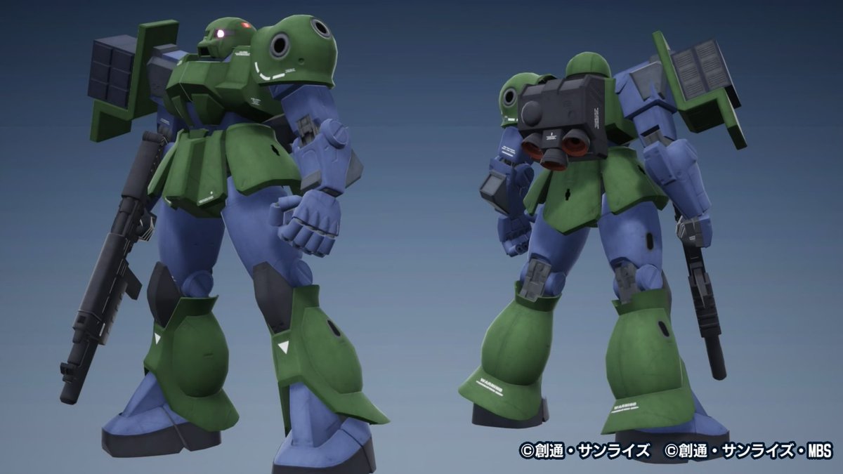 戦後旧ザク。 グフ腕には弾倉があっても良いよねぇ🤔とか