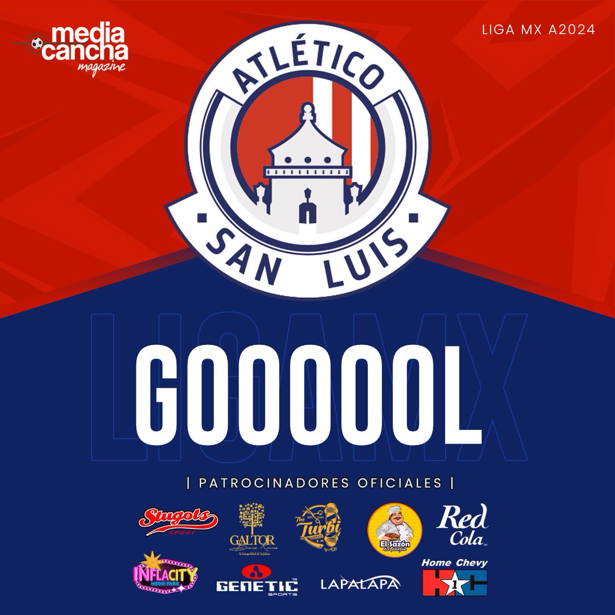MediaCanchaSlp's tweet photo. ⏱️ 76' | Llega el tercero para San Luis por parte de Daniel Guillén
🇦🇹 Atlético de San Luis 3 - 1 Santos 😇

#AtleticoDeSanLuis #ADSL #Santos #LigaMx https://t.co/v4FMoK0Eyq