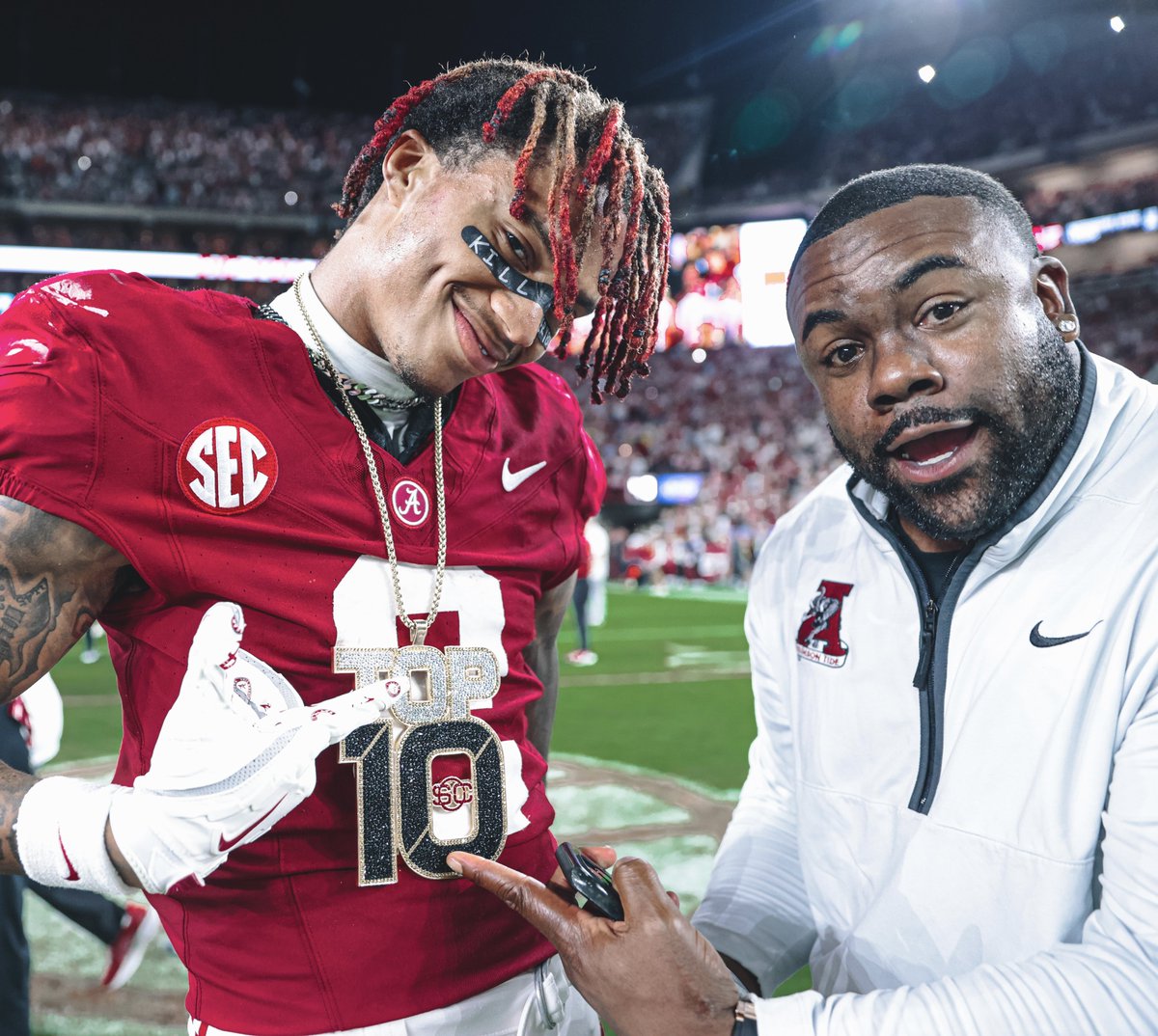 Alabama Football (@alabamaftbl) on Twitter photo BIG TRUSS!! โ
<a href="/Ryanwms1/">๐๐ฒ๐๐ง โ๐๐จ๐ฅ๐ฅ๐ฒ๐ฐ๐จ๐จ๐โ ๐๐ข๐ฅ๐ฅ๐ข๐๐ฆ๐ฌ 2</a> ๐ค <a href="/markingramII/">Mark Ingram II</a>
#Top10 #RollTide BIG TRUSS!! โ
<a href="/Ryanwms1/">๐๐ฒ๐๐ง โ๐๐จ๐ฅ๐ฅ๐ฒ๐ฐ๐จ๐จ๐โ ๐๐ข๐ฅ๐ฅ๐ข๐๐ฆ๐ฌ 2</a> ๐ค <a href="/markingramII/">Mark Ingram II</a>
#Top10 #RollTide