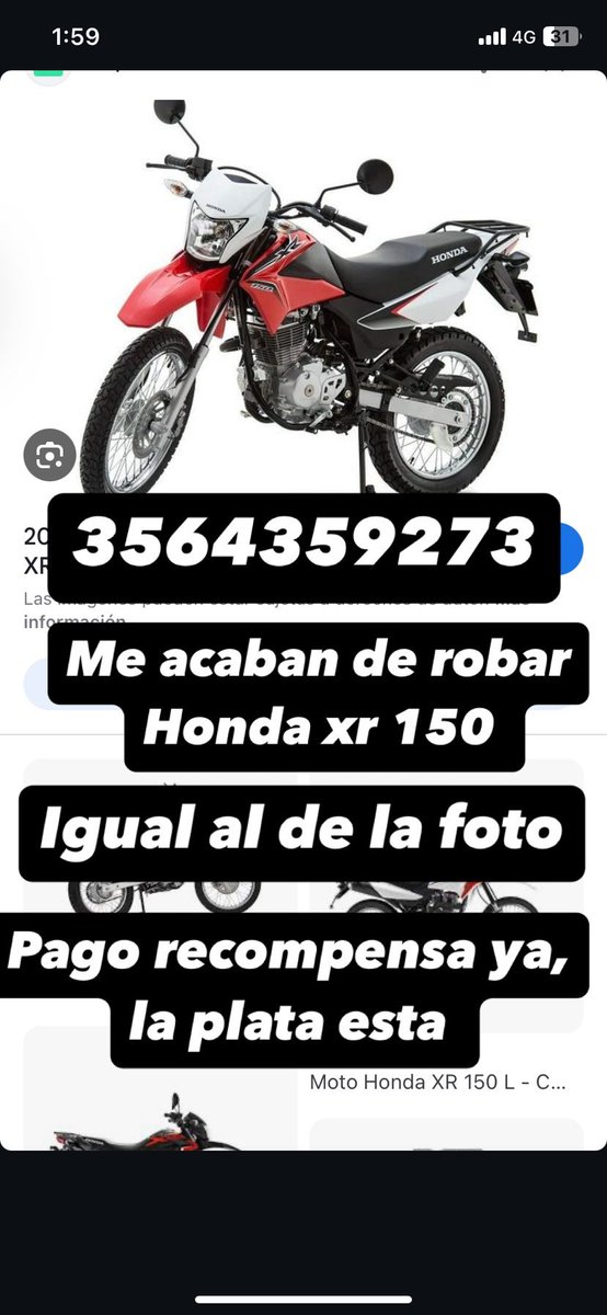 Pago recompensa yaya Yy