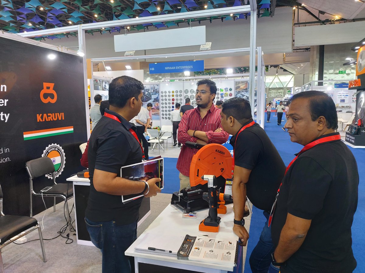 Karuvitech's tweet photo. Day 3 begins, and it's your last call to experience the power behind every tool! 

Don't forget to stop at Stall I 56! Let’s end on a high note!

#KaruviPowerTools #ToolsExpo2024 #FinalDay #PowerTools #Innovation #BuiltToLast #ToolsOfTomorrow #IMEX https://t.co/02uUE1wS4k
