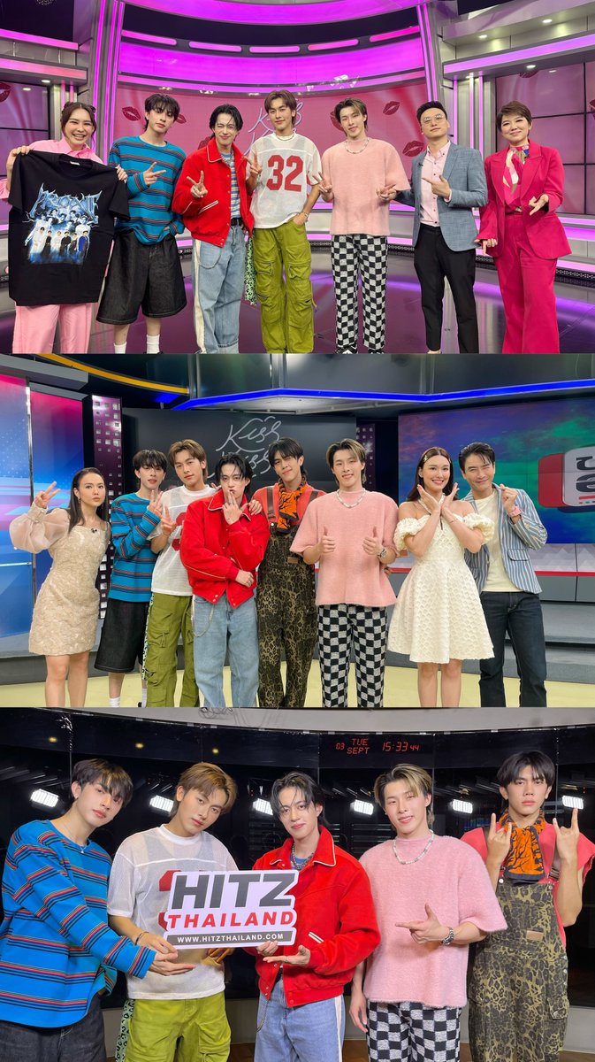 PROXIE_Official's tweet photo. พวกเรา #PROXIEth ขอบคุณพี่ ๆ สื่อมวลชนทุก ๆ รายการที่ให้โอกาสพวกเราได้ไปเดินสายโพรโมตเพลง ’KISS KISS‘ นะครับ 

PROXIE - KISS KISS | Official MV
🔗https://t.co/7vU6KMhJqY

ขอบคุณที่สนับสนุนและเอ็นดูพวกเราเสมอมาครับ🙏

#PROXIE_KISSKISS
#PROXIEIsBack
#bROTHERSMUSIC https://t.co/YWZd2tlUfo